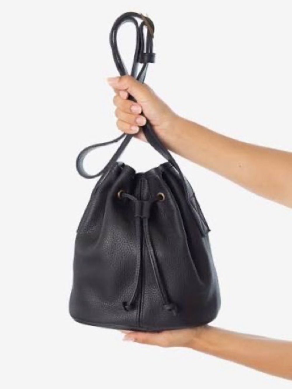 Los Angeles Apparel Navy Bucket Bag